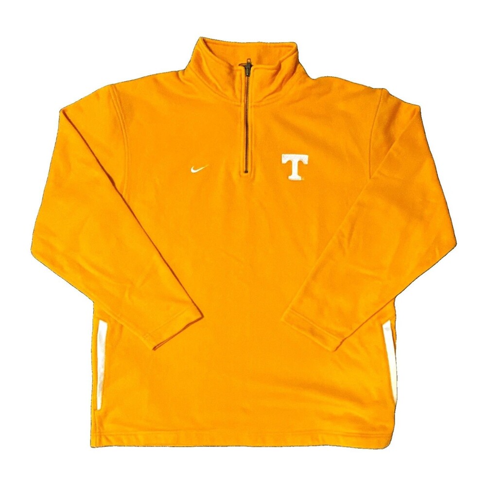 Vintage Nike Tennessee Volunteers Orange Quarter-Zip Pullover Jacket Men's XL